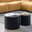 Ensemble de tables gigognes en panneau de fibres à densité moyenne, ensemble de 2 pièces-684870102