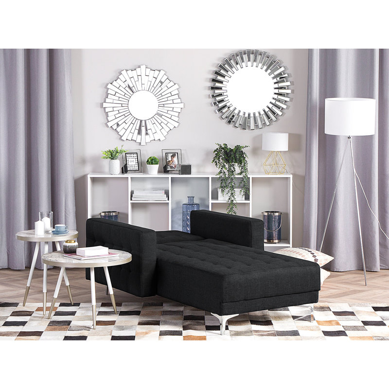 Finnegan Upholstered Chaise Lounge, Grey