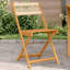 Aubagne Solid Wood Bistro Chairs Acacia and Polypropylene-1558064766
