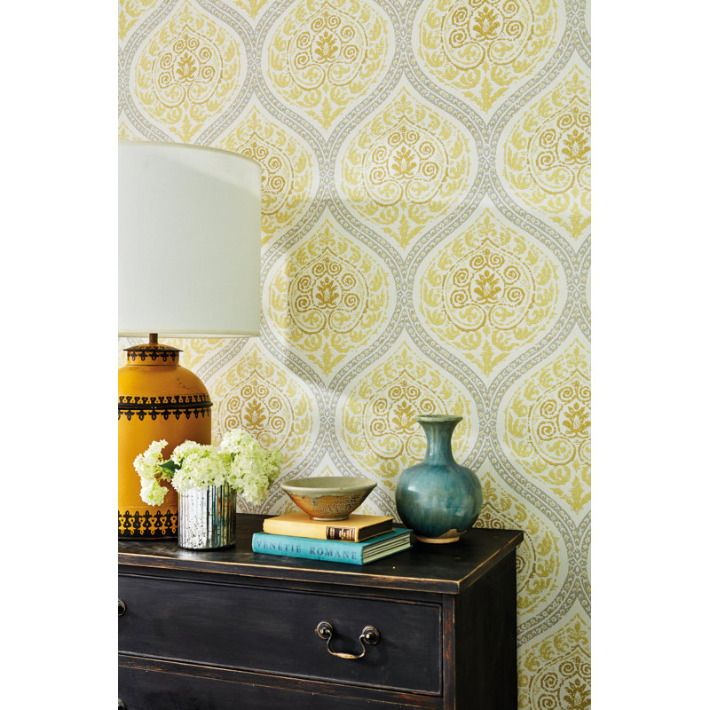 Madurai 10.05m x 52cm Matte Wallpaper Roll, Neutral