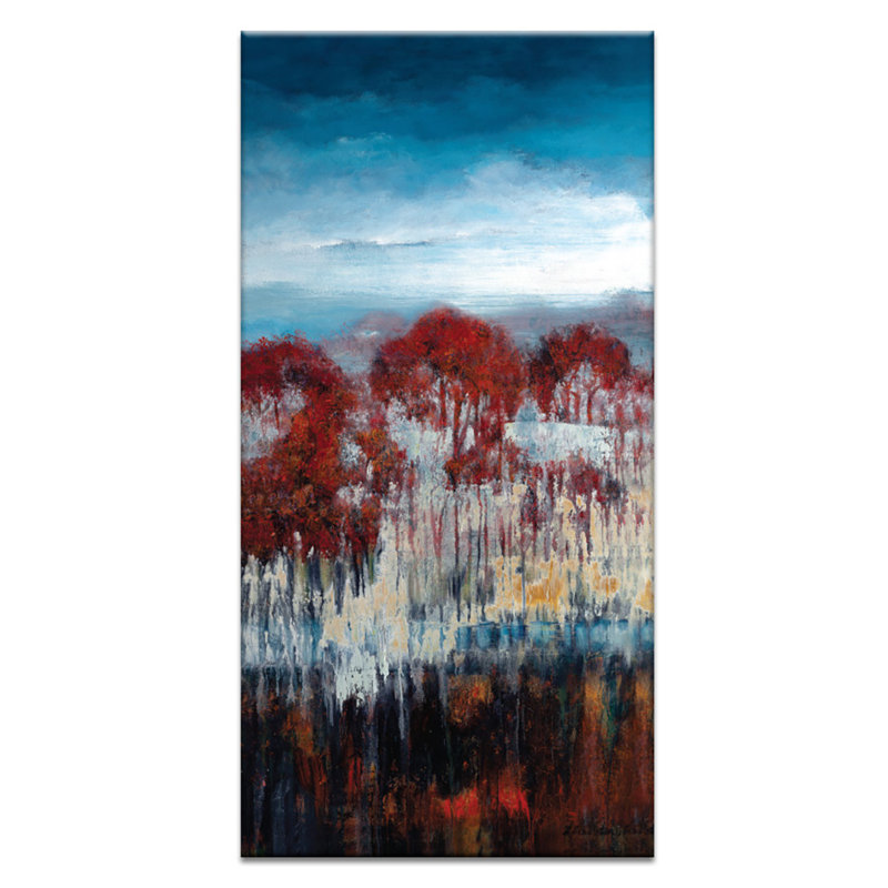 Winter Drop by Lydia Ben-Natan - Wrapped Canvas Print, 102cm H x 51cm W x 3.8cm D