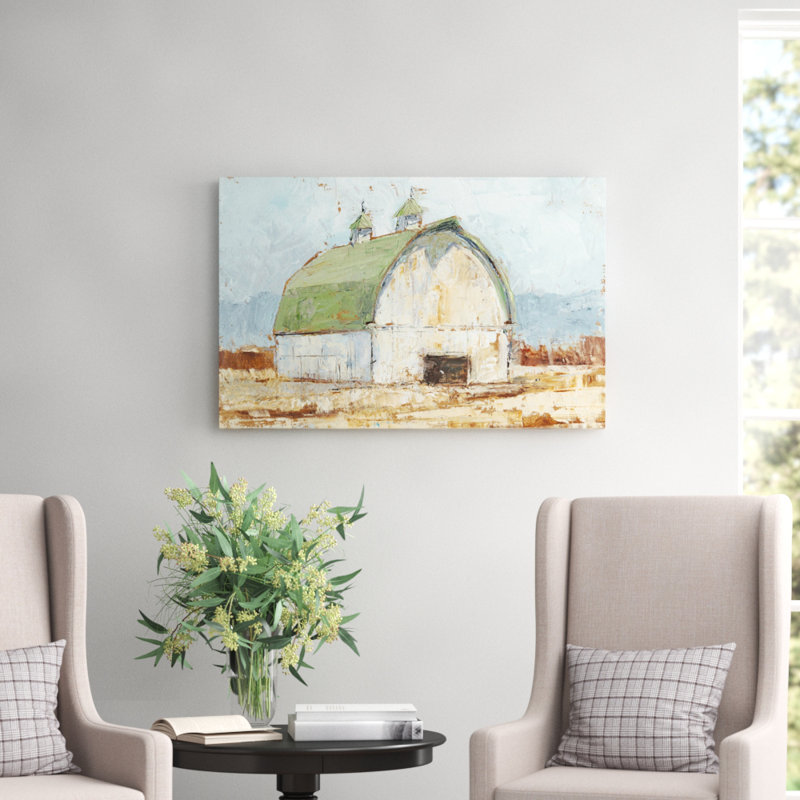 «Barn III», reproduction sur toile, H 8 po x l 12 po x P 0,75 po, Pas de tapis, Toile tendue