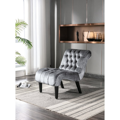 Chaise moderne en velours, tissu rembourré pour un look luxueux Chaise élégante avec éponge épaisse, confort maximal