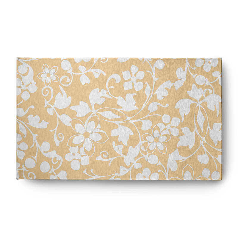Ingunn Chenille Floral Indoor Rug, Rectangle 3' x 5'