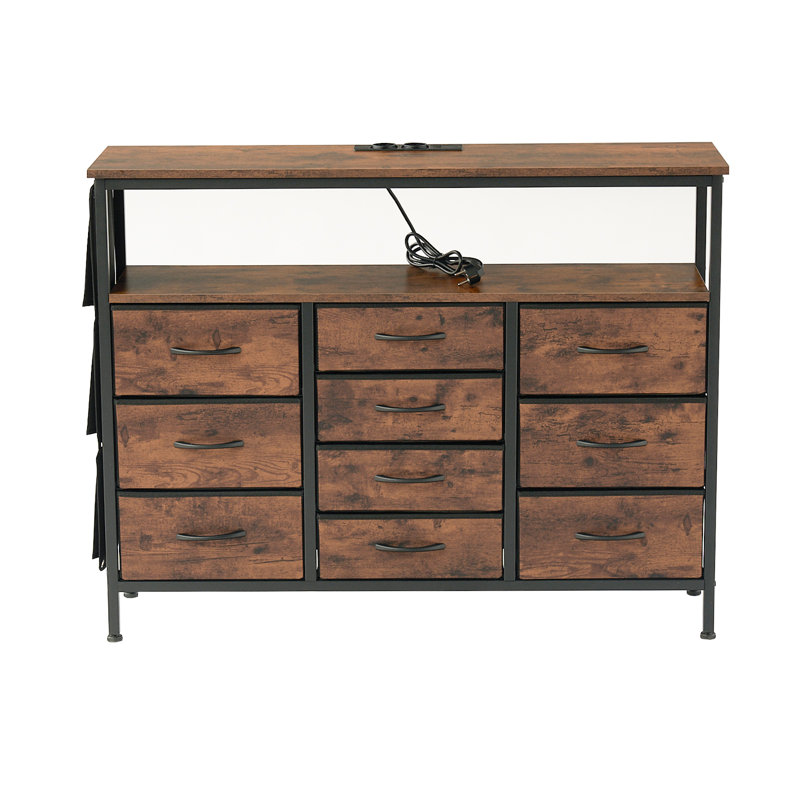 Ameja 43.31cm W 10 - Drawer Chest of Drawers