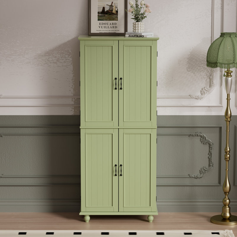 70.9'' Kitchen Pantry, Green