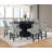 Luxury Build - Frodin 5-Piece Square Counter Height Dining Table Set Grey
