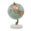 Globe terrestre en sarcelle avec base en marbre-108410481