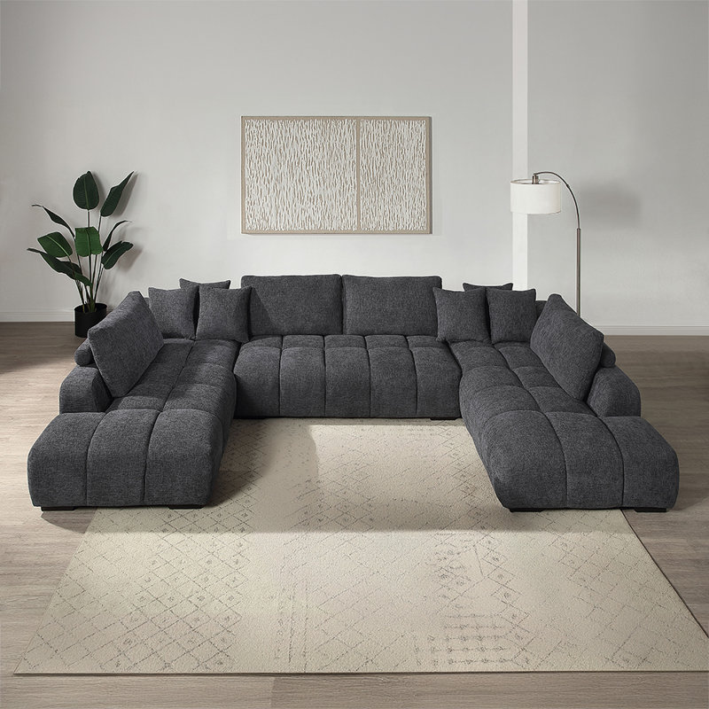 Canapé modulaire Ketter avec 6 coussins Ketter