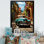 «Vintage Cuban Car Heritage II», reproduction sur toile