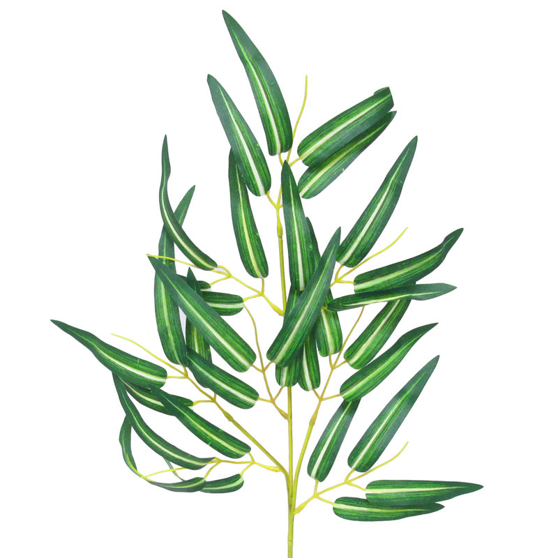 24'' Faux Bamboo Plant, Variegated
