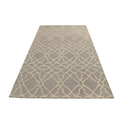 Tapis gris clair 5x8 Pineland