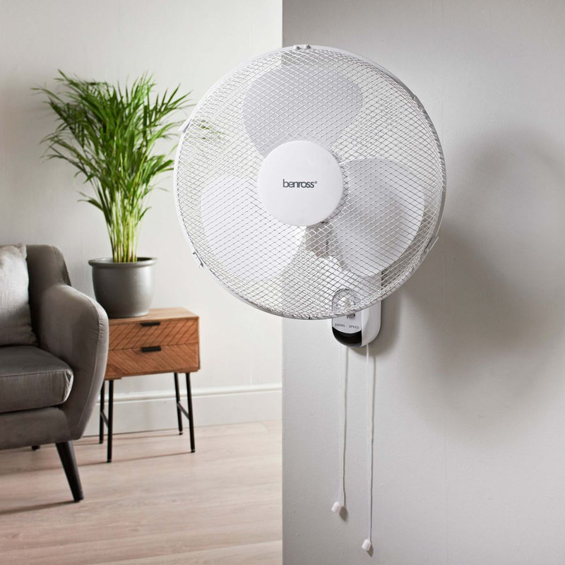Symple Stuff 46" Oscillating Wall Mounted Fan