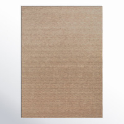 Tapis beige en laine Ameia