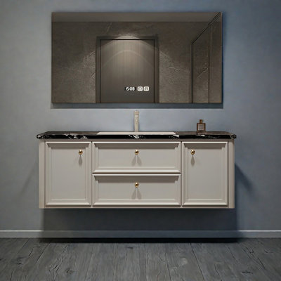 American simple style rock plate bathroom cabinet