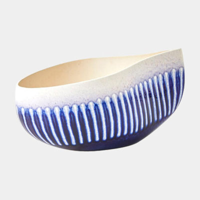 Giant Teardrop Ceramic / Porcelain Decorative Bowl