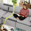 Canapé modulaire rembourré 4 pièces Boneless-1958200743