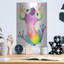 Red Barrel Studio® «Rainbow Frog» par Hello Angel, art mural en métal-295500194
