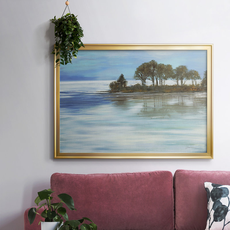 «Réglage de l'humeur», reproduction sur toile, Or, H 14 po x l 20 po x P 1,5 po