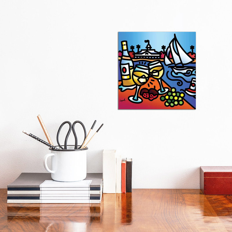 Three Sheets by Lisa Lopuck - Wrapped Canvas Print, 30.48 cm H x 30.48 cm W