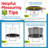 Machrus Upper Bounce Replacement Trampoline Net Fits 8ft Round Trampoline using 2 Arches