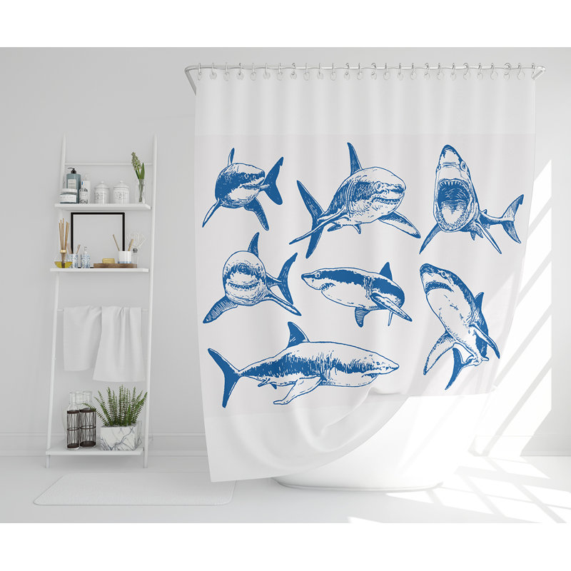 Elle-Leigh Polyester Shower Curtain