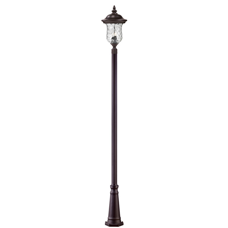 Lampadaire 3 lumières Antkeo (double), H 118,25 po x l 12,5 po, Noir