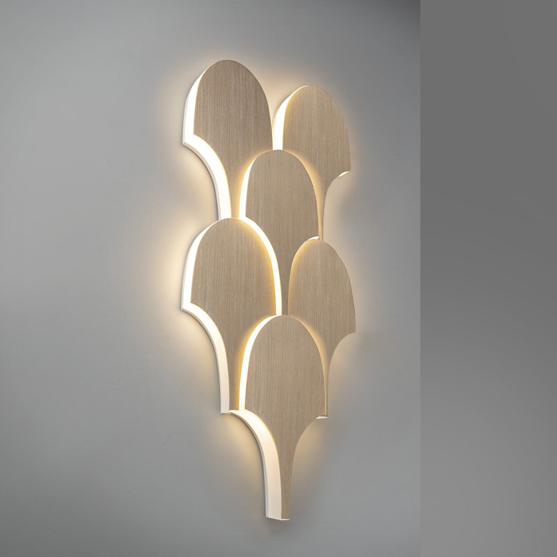 Davidas Aluminium LED Armed Sconce, 24cm H x 12cm W x 3cm D