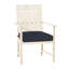 Croquet Patio Dining Armchair with Cushions-24278362-63310351-70085727