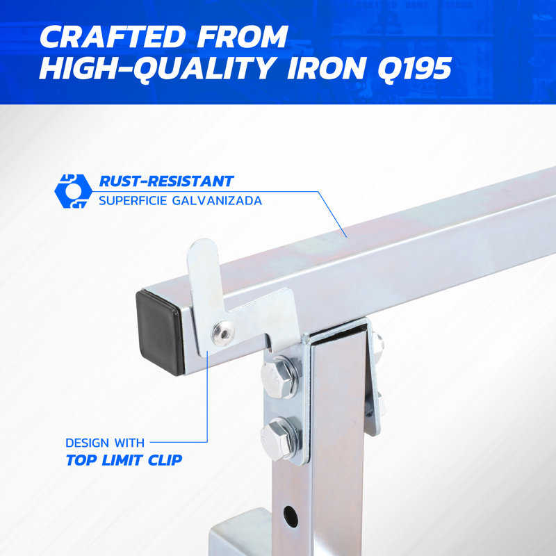 8'' W Metal Top Workbench
