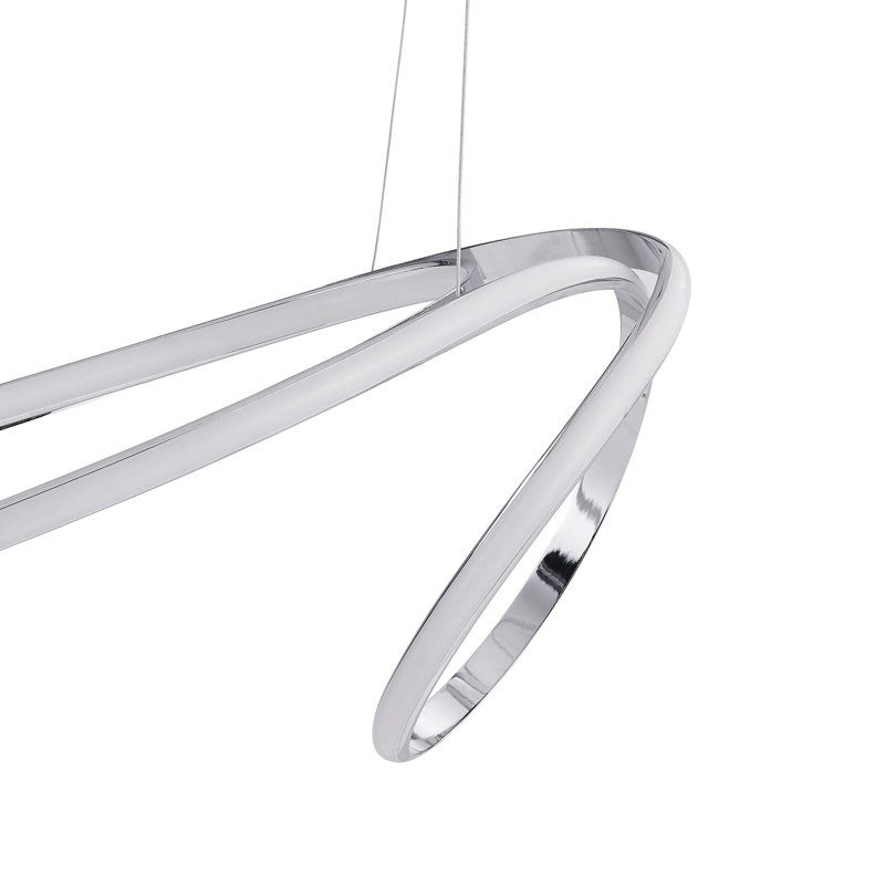 Moscow Novelty LED Chandelier with Smart Dimmer Included, Chrome