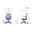 Chaise de bureau ergonomique colorée 350LBS-2143865952-2143865958