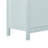 Entryway Cabinet with Wave Design - 3 Adjustable Shelves-1668024693