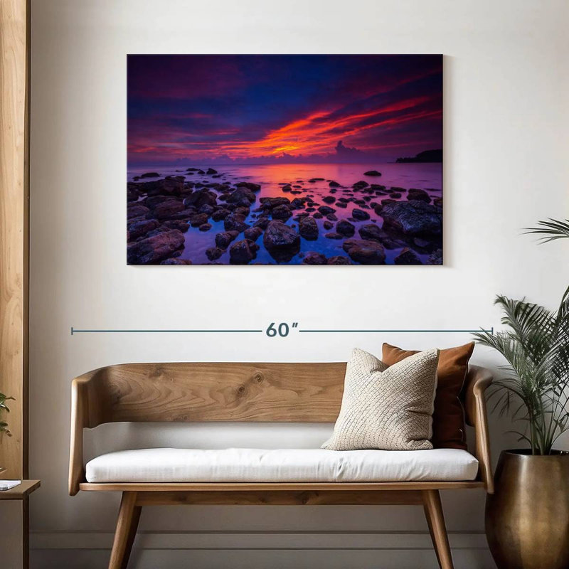 Gillard Purple Gillard Sunrise, 30" H x 45" W