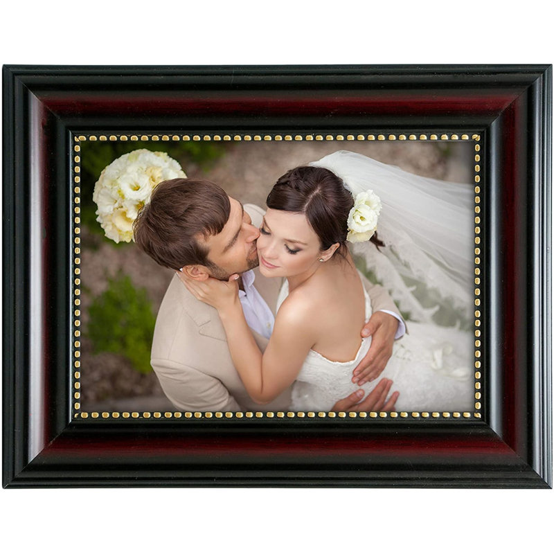 Cadre pour photo 4 po x 6 po en brun