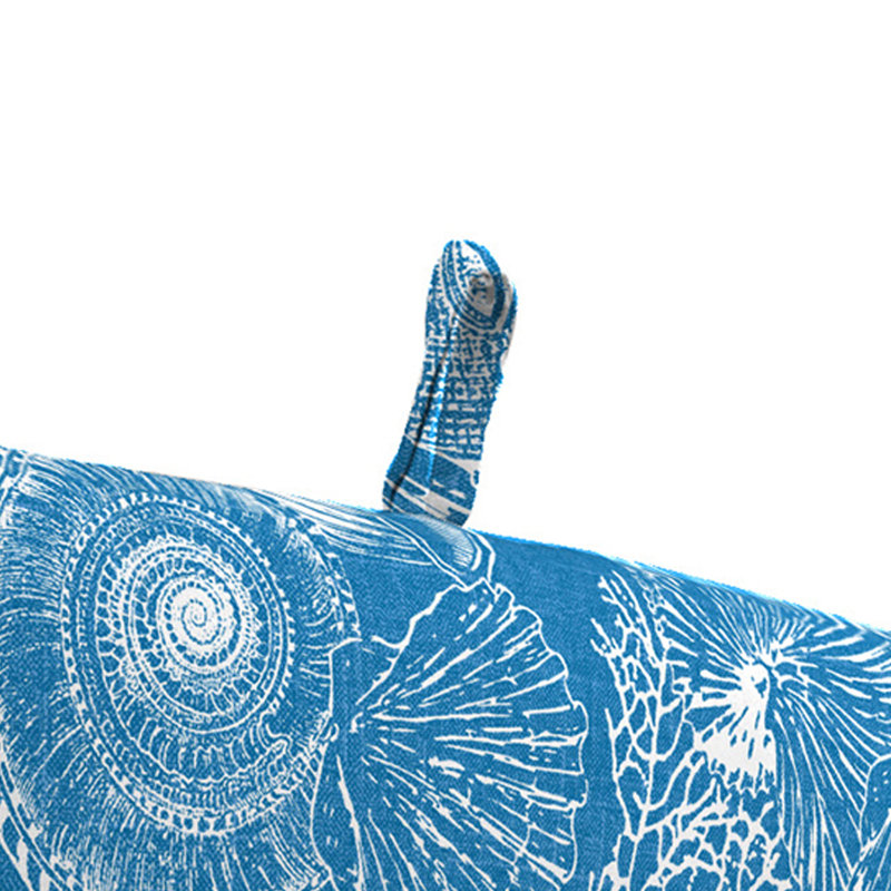 22" x 44" Outdoor Chair Cushion with Ties and Loop (Set of 2)