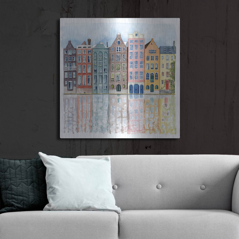 «Quartier I» par Grace Popp, H 36 po x l 36 po
