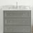 Sebian 36'' Single Bathroom Vanity with Carrara Marble Top-940575257
