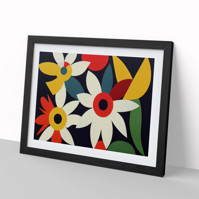Miraculous Flowers - Framed Print, 46cm H x 64cm W, Black Framed