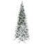 Arbre de Noël artificiel pin enneigé 9 pi avec branches réalistes et 1159 pointes, vert