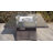 Bjana Square Aluminum Propane Smokeless Fire Pit Table with Hidden Fuel Tank