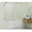 Porte de baignoire à charnière sans cadre 60,25 po x 58,25 po Illume-58086443