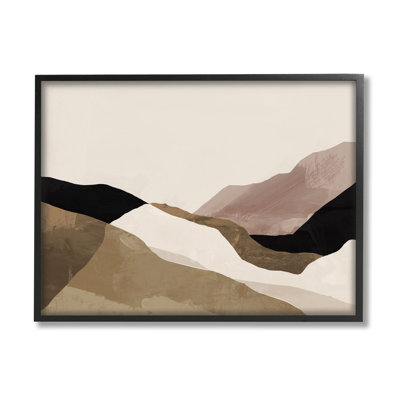 Ba-256 - Collage abstrait de dunes du désert