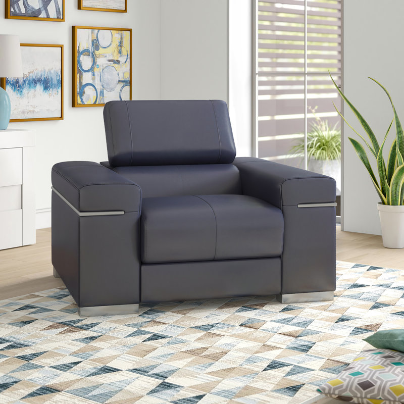 Orlando Faux Leather Armchair, White Faux Leather