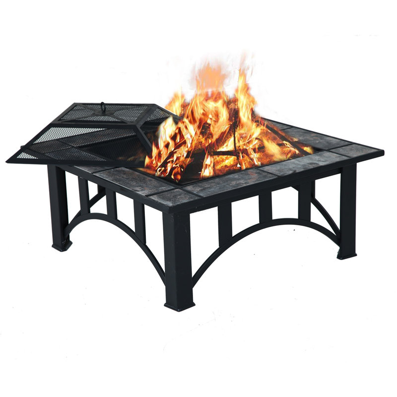 Manolis Square Wood Burning Fire Pit