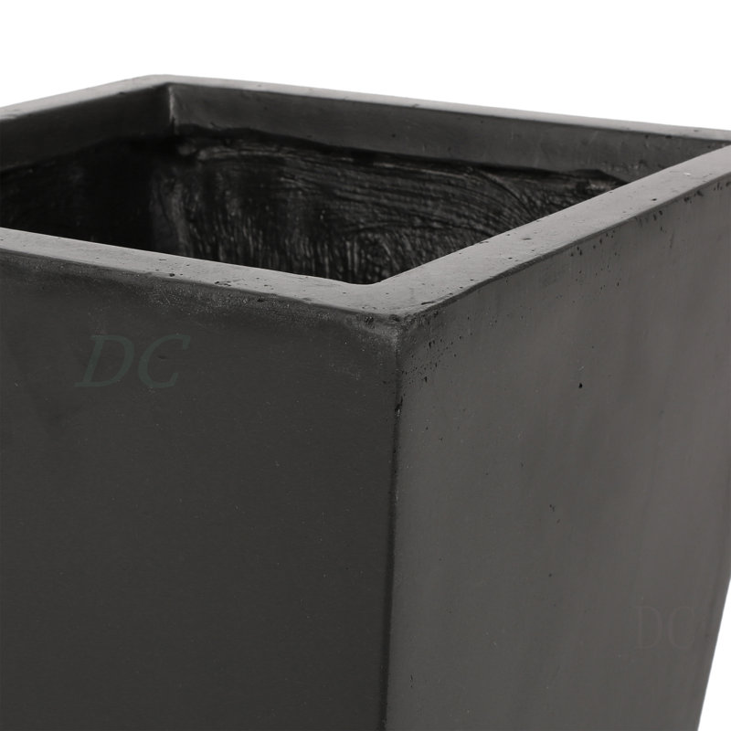 Petit pot à fleurs 13 po, Rouille, H 24,78 po x l 13,02 po x P 13,02 po