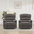 Rozle 39.7" W Manual Upholstered Swivel Rocker Recliner