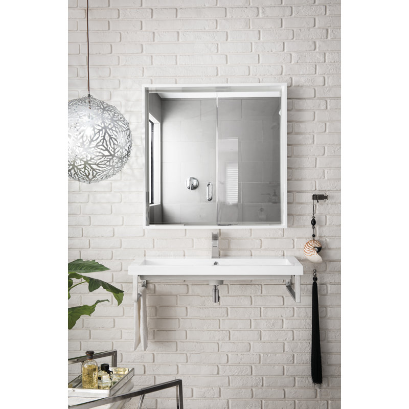 Boston 39.4'' W Single Vanity, Brushed Nickel, 39.4"