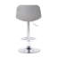 Towler Swivel Upholstered and Faux Leather Adjustable Height Bar Stool with Iron Frame-2131809739
