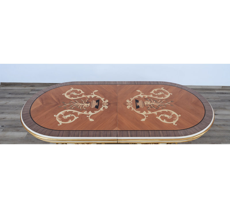 Valentine II Mahogany Wood Dining Table